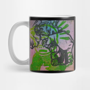 pop art gun nancy and sluggo comics warhol lichtenstein Mug